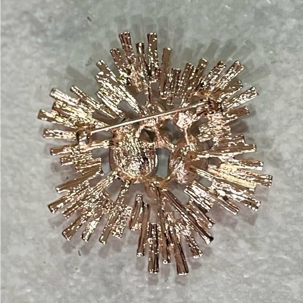 Vintage Inspired Faux Crystal Brooch NWOT